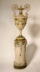 Urn on a pedestal, c.1800